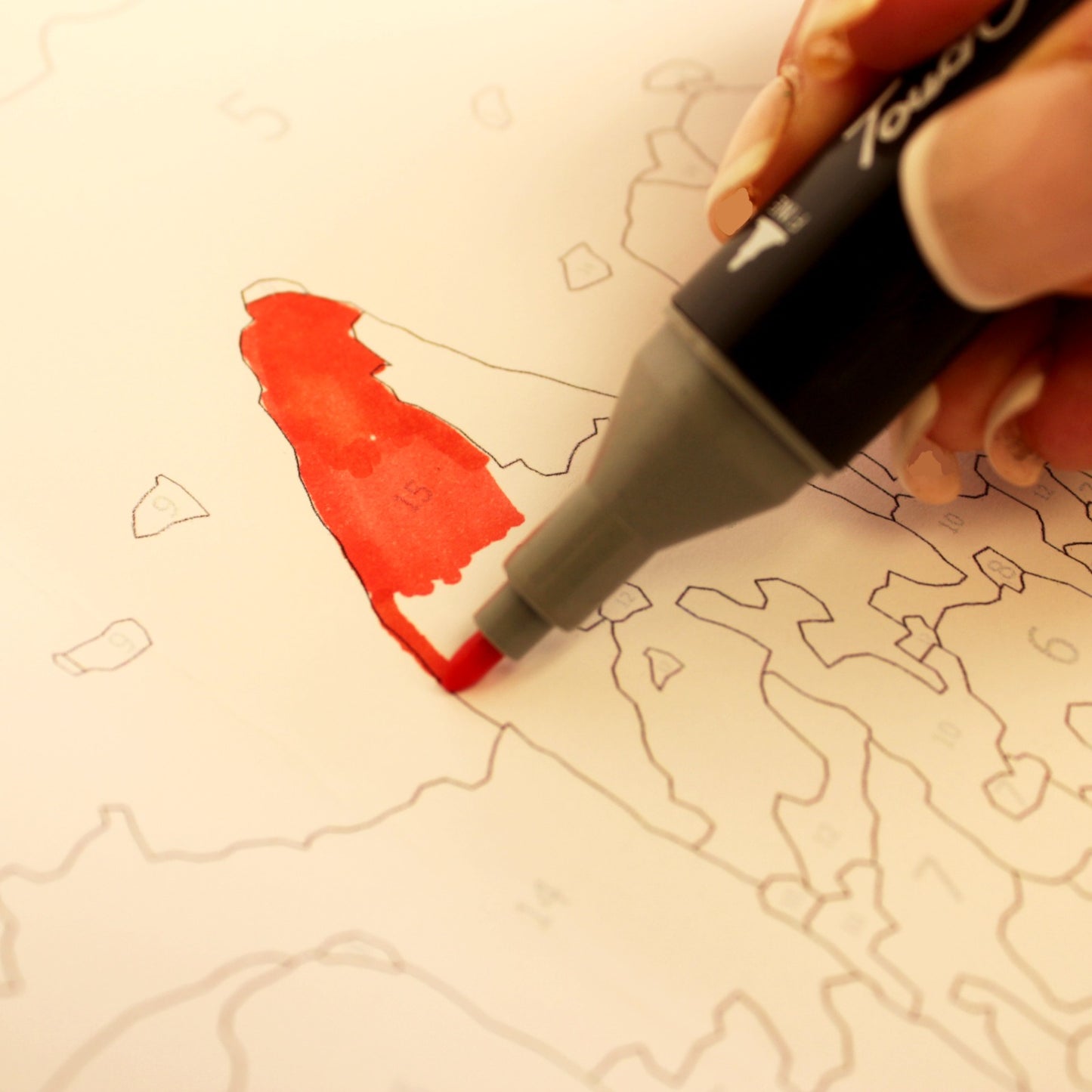 Kit Paint by Number - Santiago (60 x 40cm)