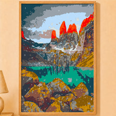 Kit Paint by Number Torres del Paine