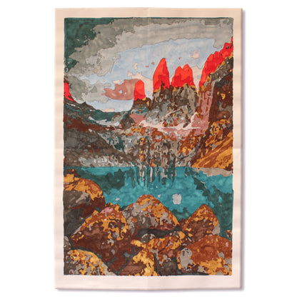 Kit Paint by Number - Torres del Paine (60 x 40cm)