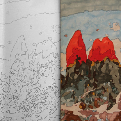 Kit Paint by Number - Torres del Paine (60 x 40cm)