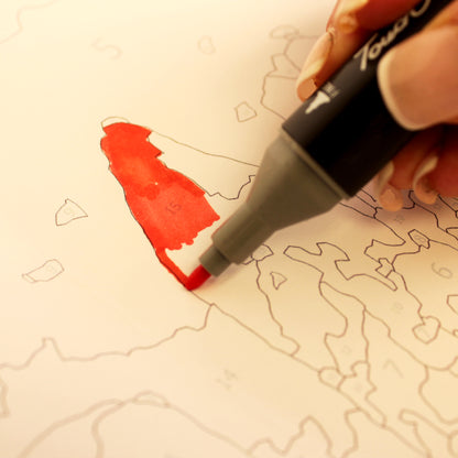 Kit Paint by Number - Torres del Paine (60 x 40cm)