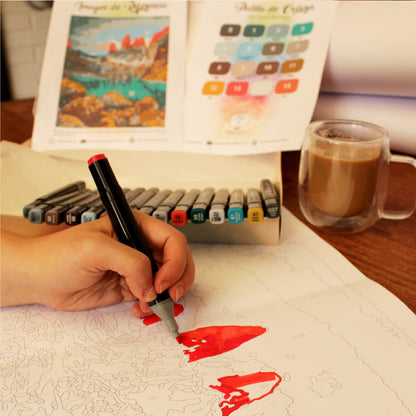 Kit Paint by Number - Torres del Paine (60 x 40cm)