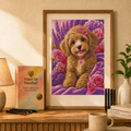 Kit Paint by Number Perro floreado