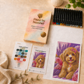 Kit Paint by Number Perro floreado