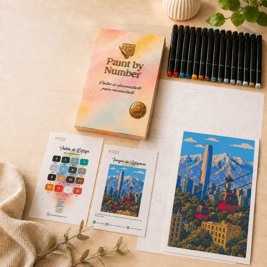 Kit Paint by Number Santiago