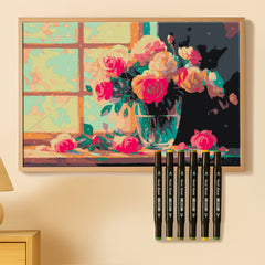 Kit Paint by Number Florero