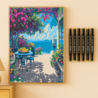 Kit Paint by Number - Fondo casa (60x40)