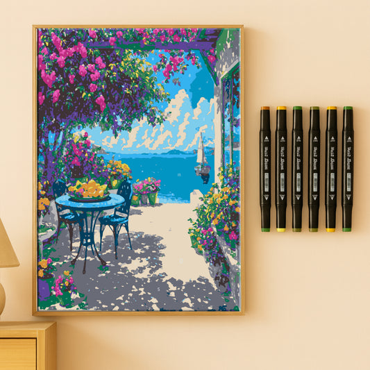 Kit Paint by Number - Fondo casa (60x40)