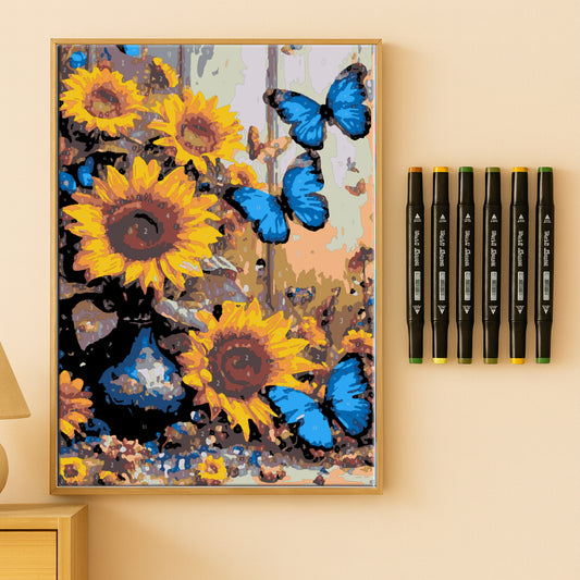 Kit Paint by Number - Girasoles (60x40cm)