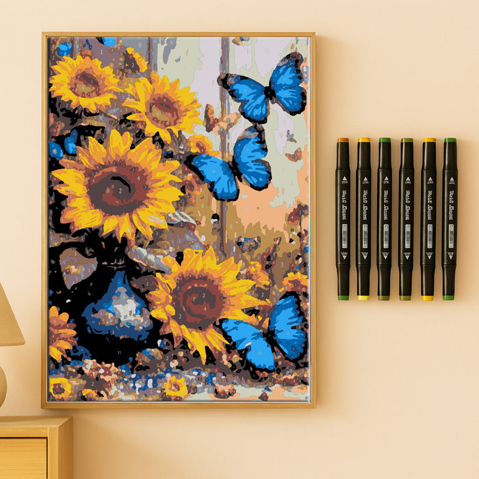 Kit Paint by Number Girasoles