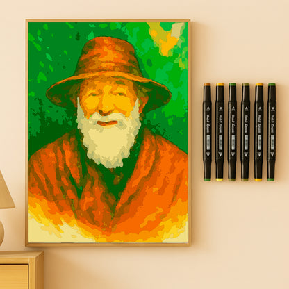 Kit Paint by Number - Viejo Campesino (60 x 40cm)