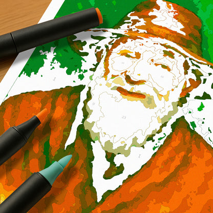 Kit Paint by Number - Viejo Campesino (60 x 40cm)