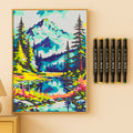 Kit Paint by Number Montañas