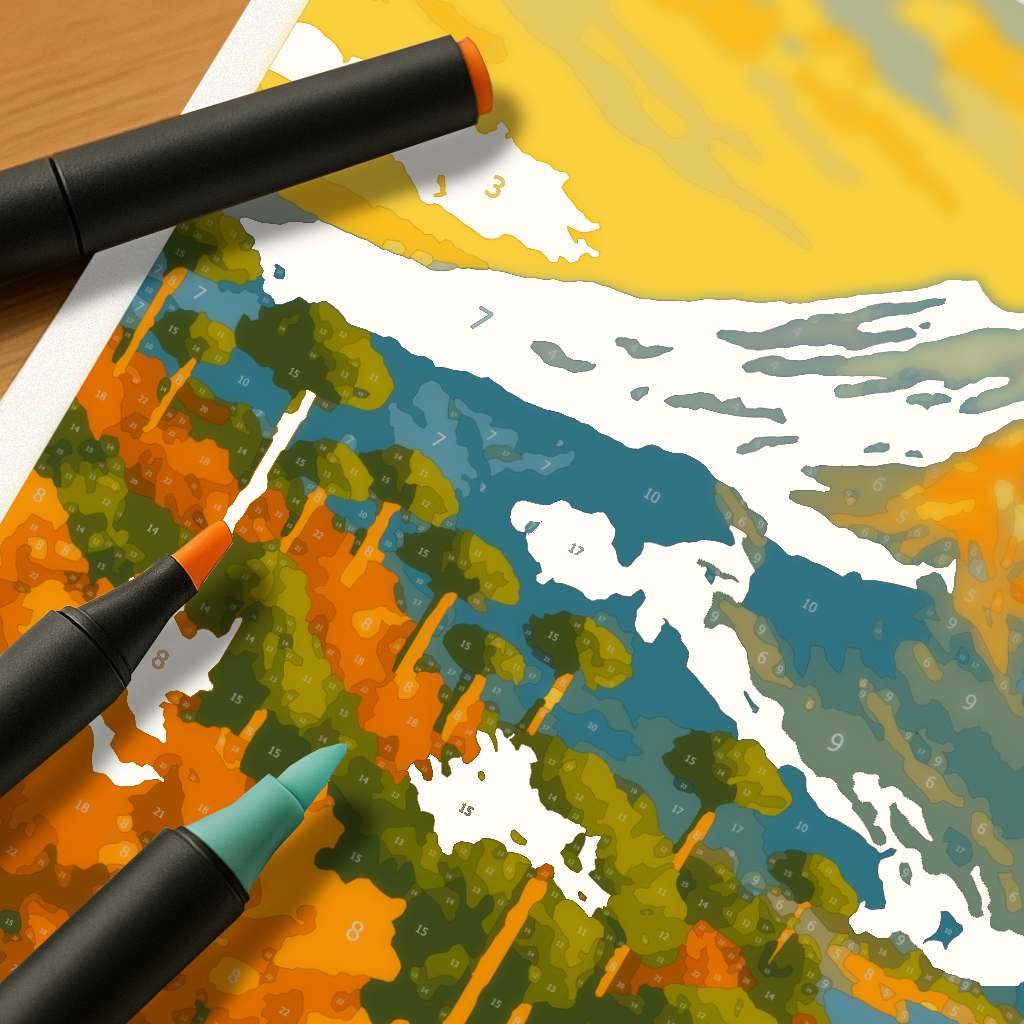 Kit Paint by Number - Conguillio (60x40cm)