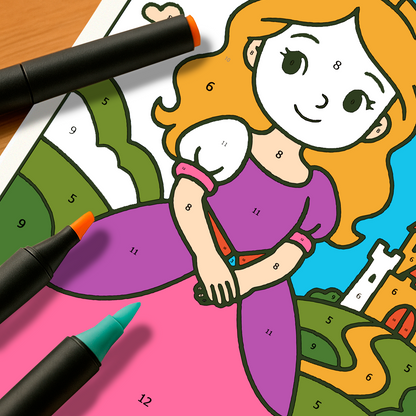 Kit Paint by Number - Princesa