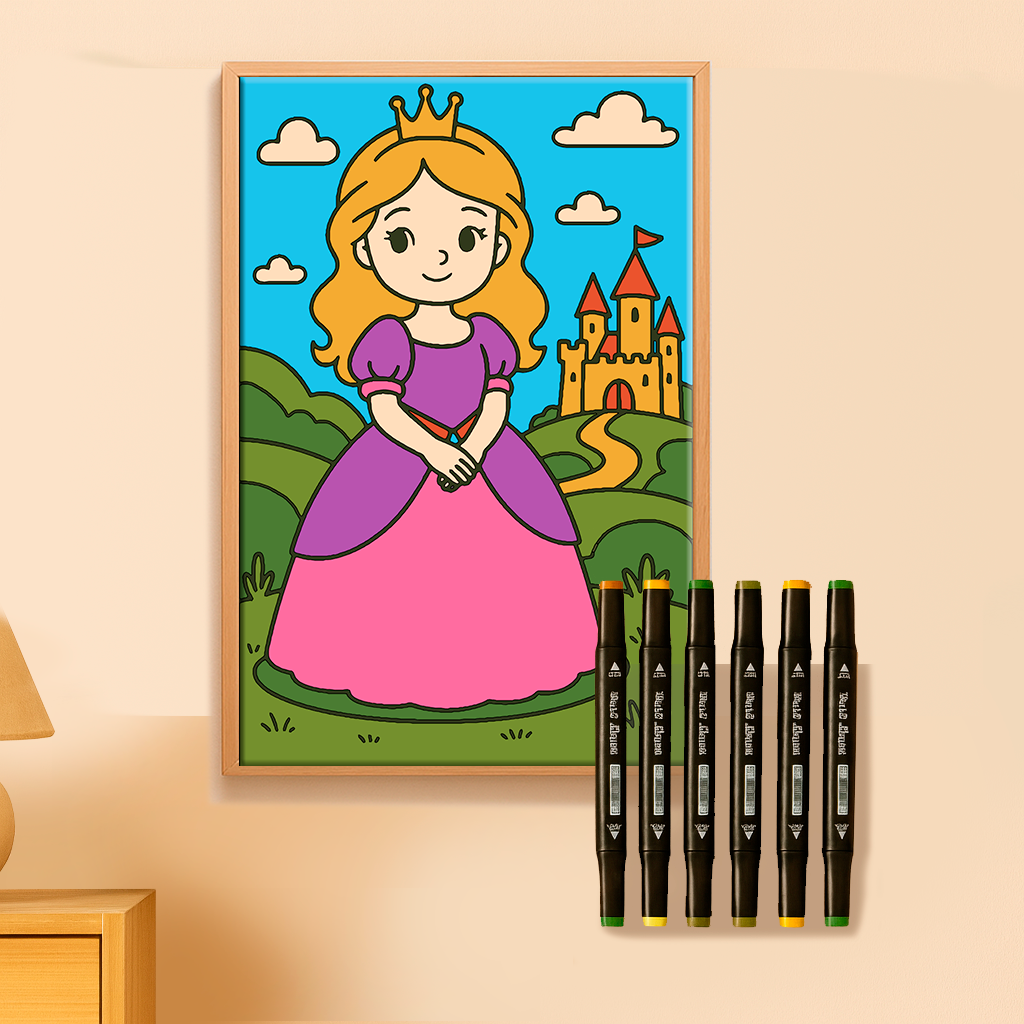 Kit Paint by Number - Princesa