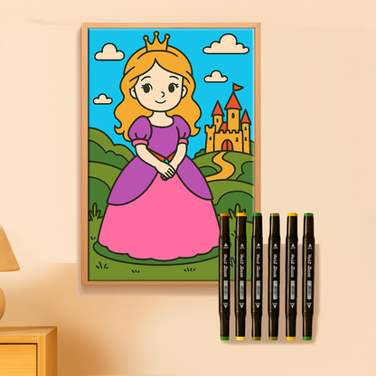 Kit Paint by Number - Princesa