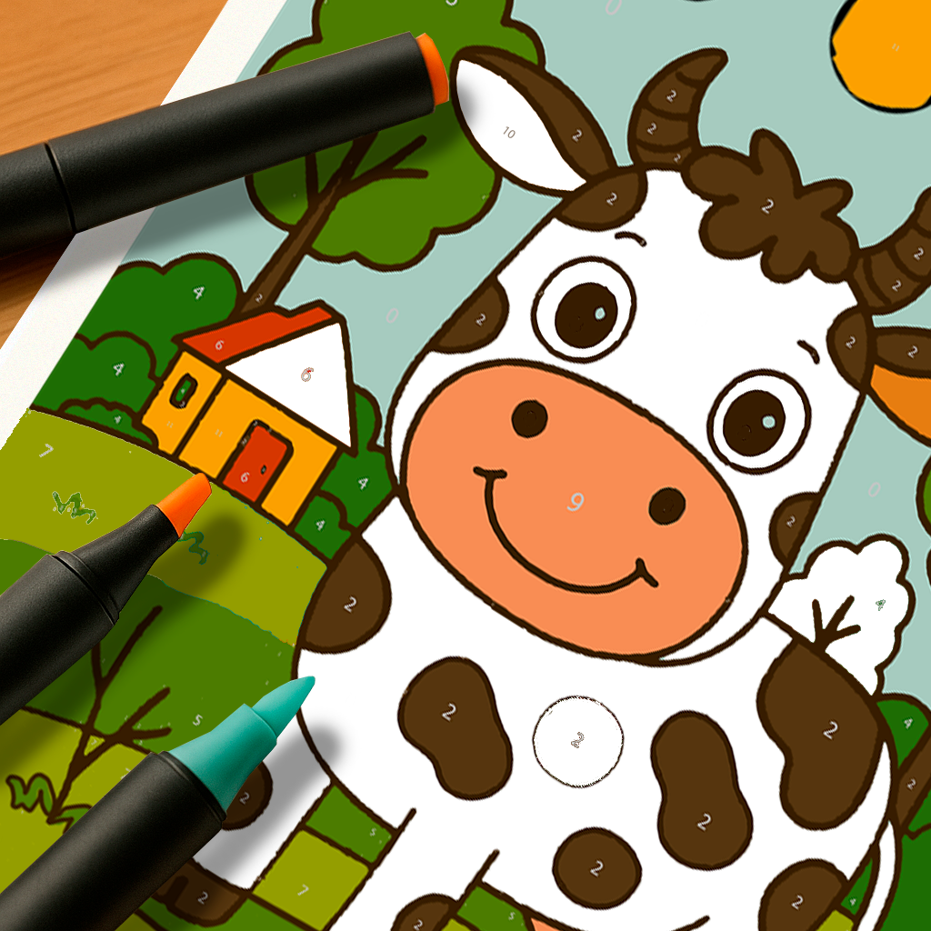 Kit Paint by Number - Vaca